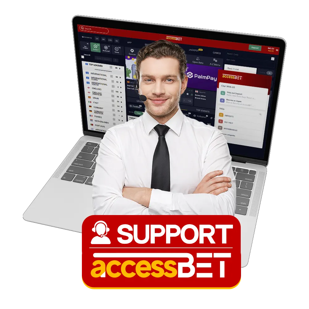 AccessBet offers a round the clock customer support team that is available to players 24 hours a day, 7 days a week.