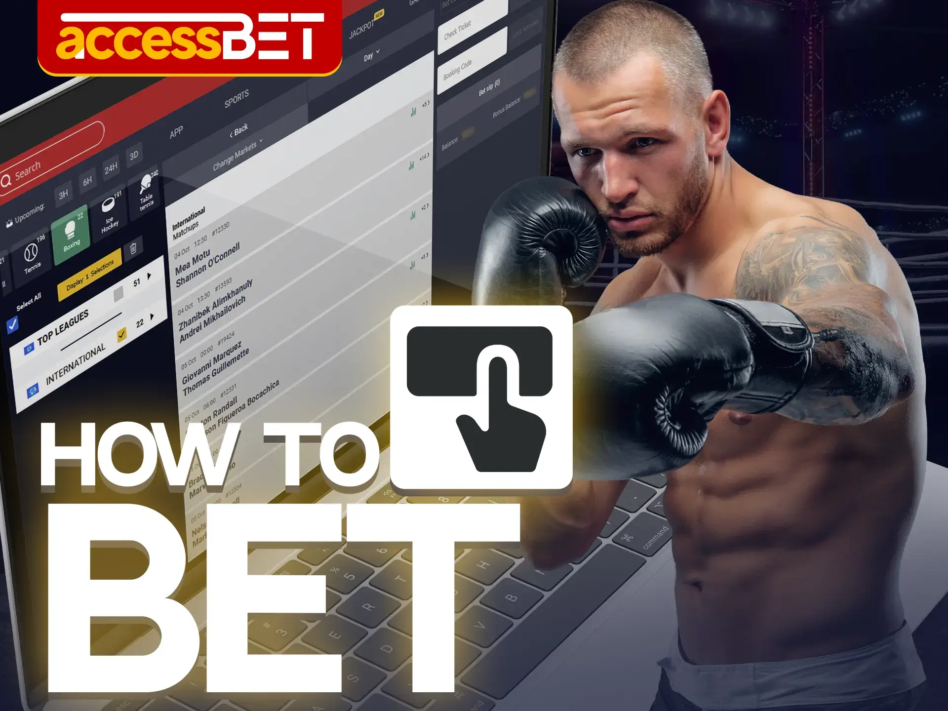 Start winning regularly at AccessBet, register and make your first deposit.