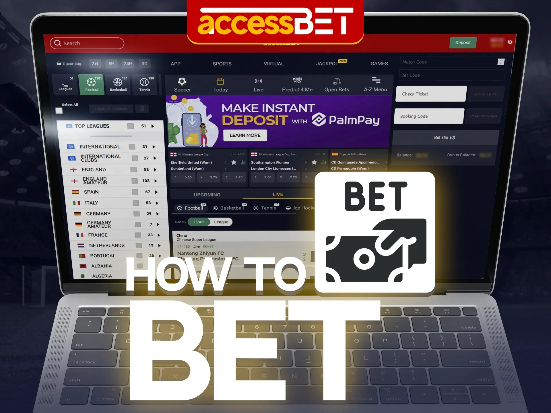 Start betting at AccessBet has completed a simple registration process that any level of user can handle.