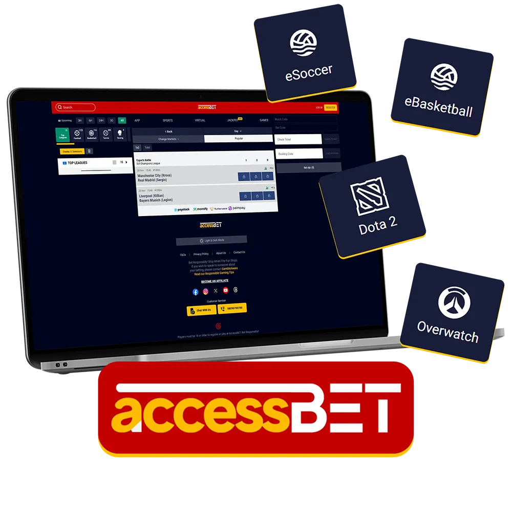 Nigerians have a great opportunity to bet on esports at Accessbet.