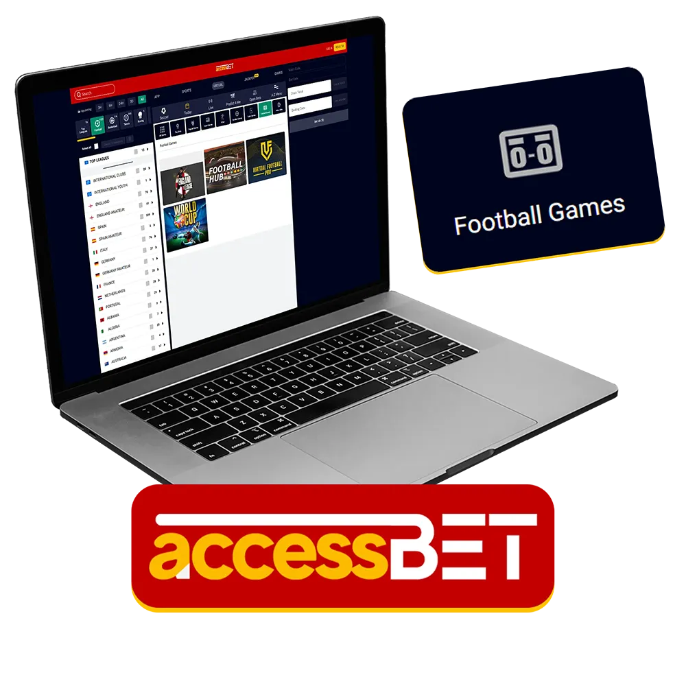 Football Games at Accessbet casino are popular among nigerians.