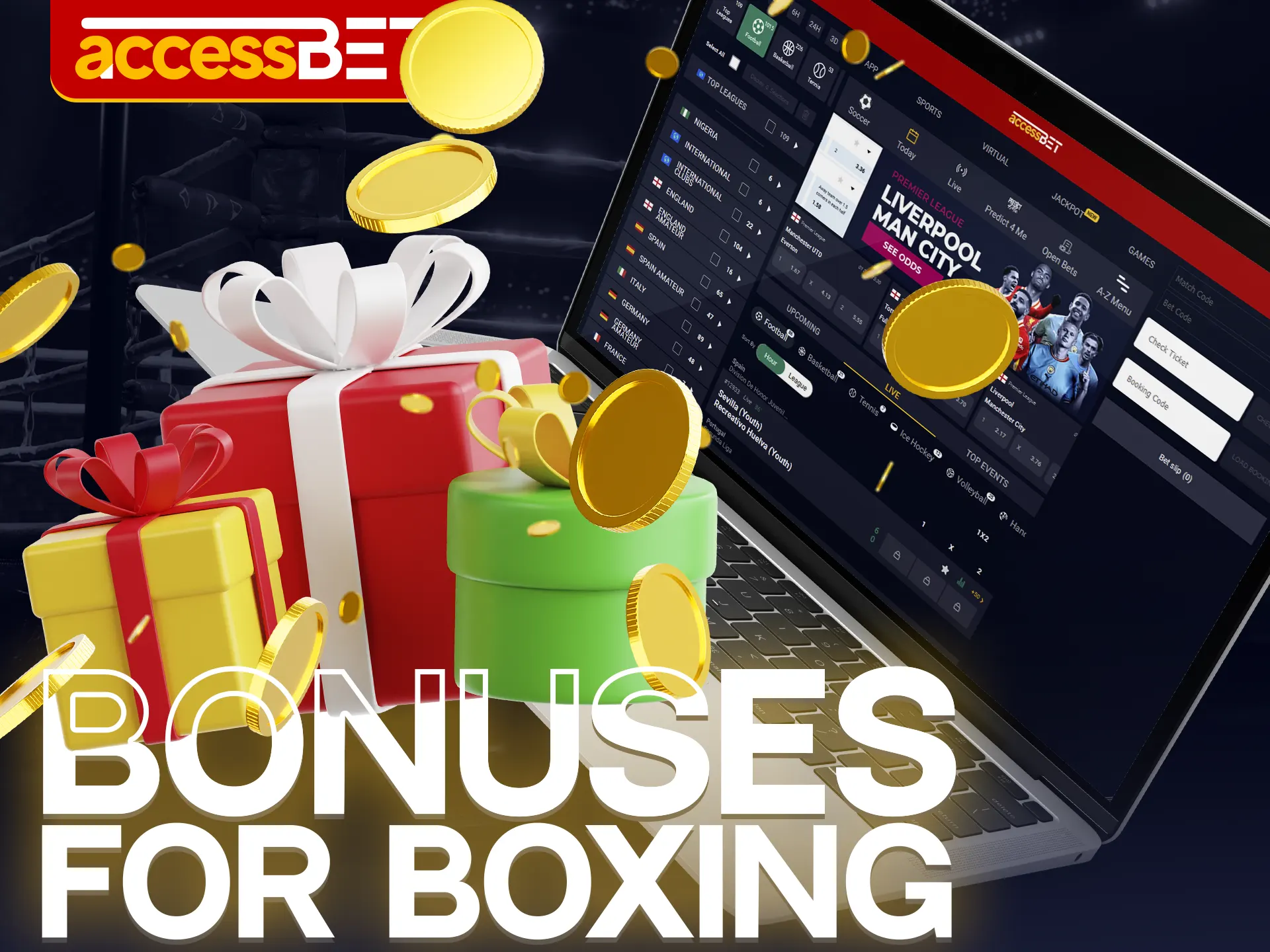 Accessbet's welcome bonus makes your start in the world of boxing betting even more enjoyable.