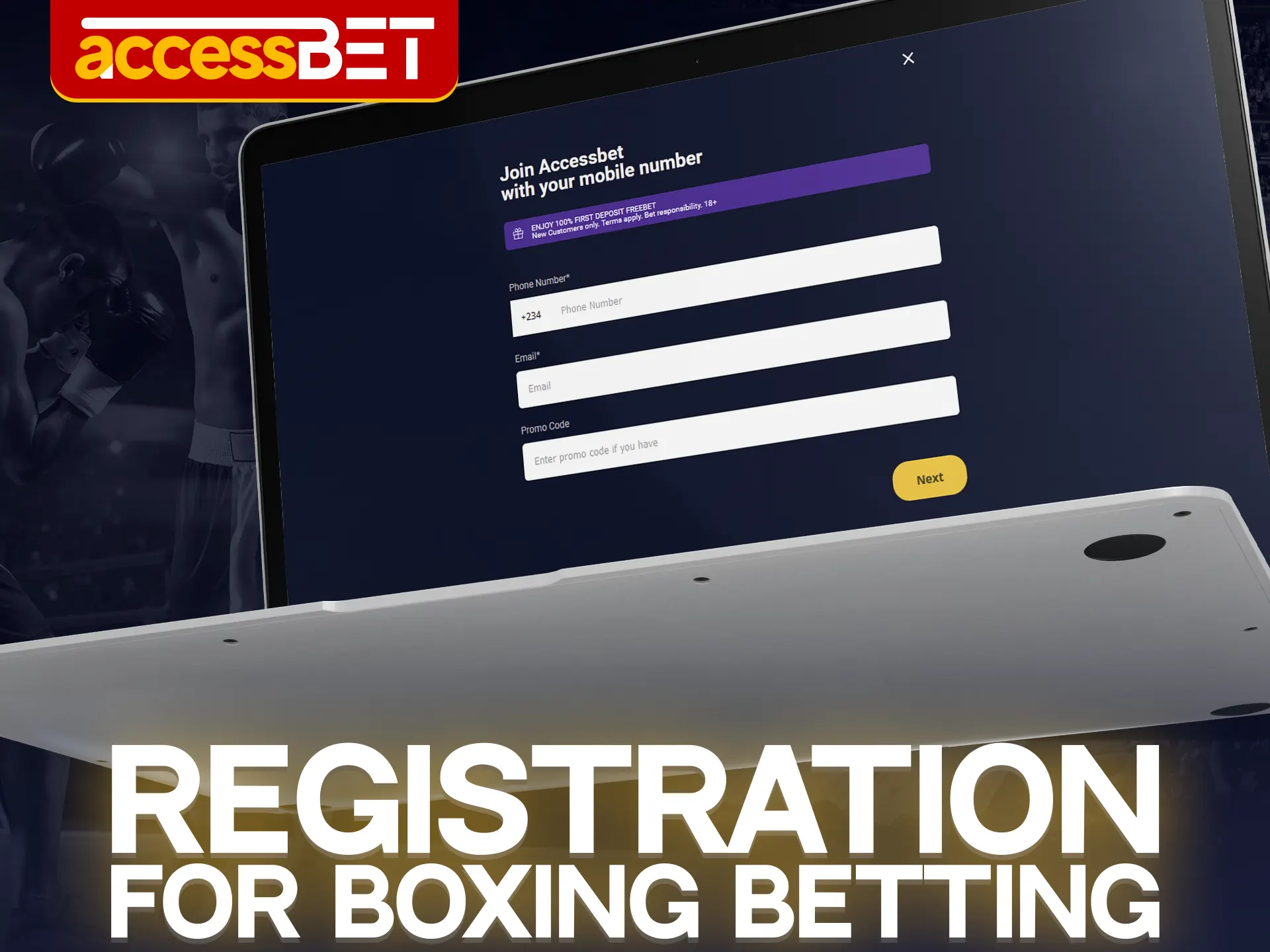 Only registered users can bet on boxing at Accessbet.