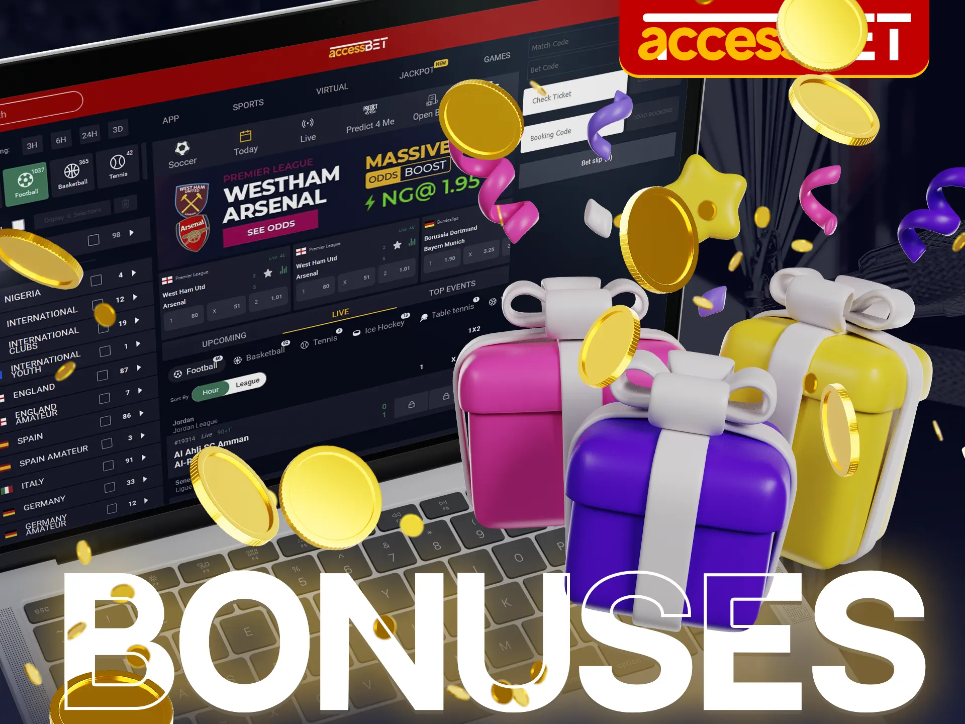 Accessbet bonuses give you extra money to bet on darts.