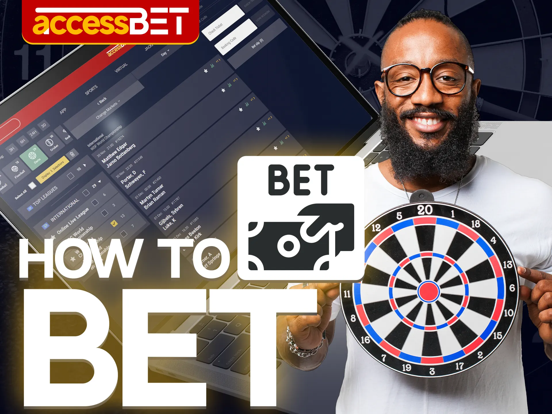 Place your bets on who will hit the target with Accessbet.