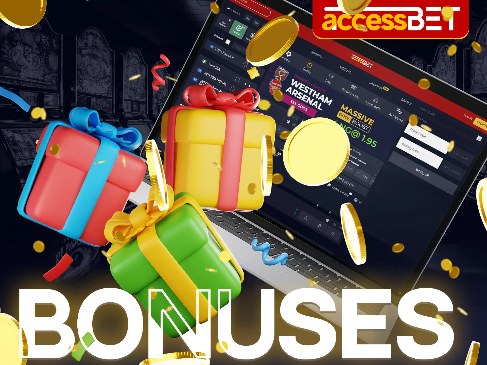 On Accessbet you will find bonuses that can be spent in Number Games.