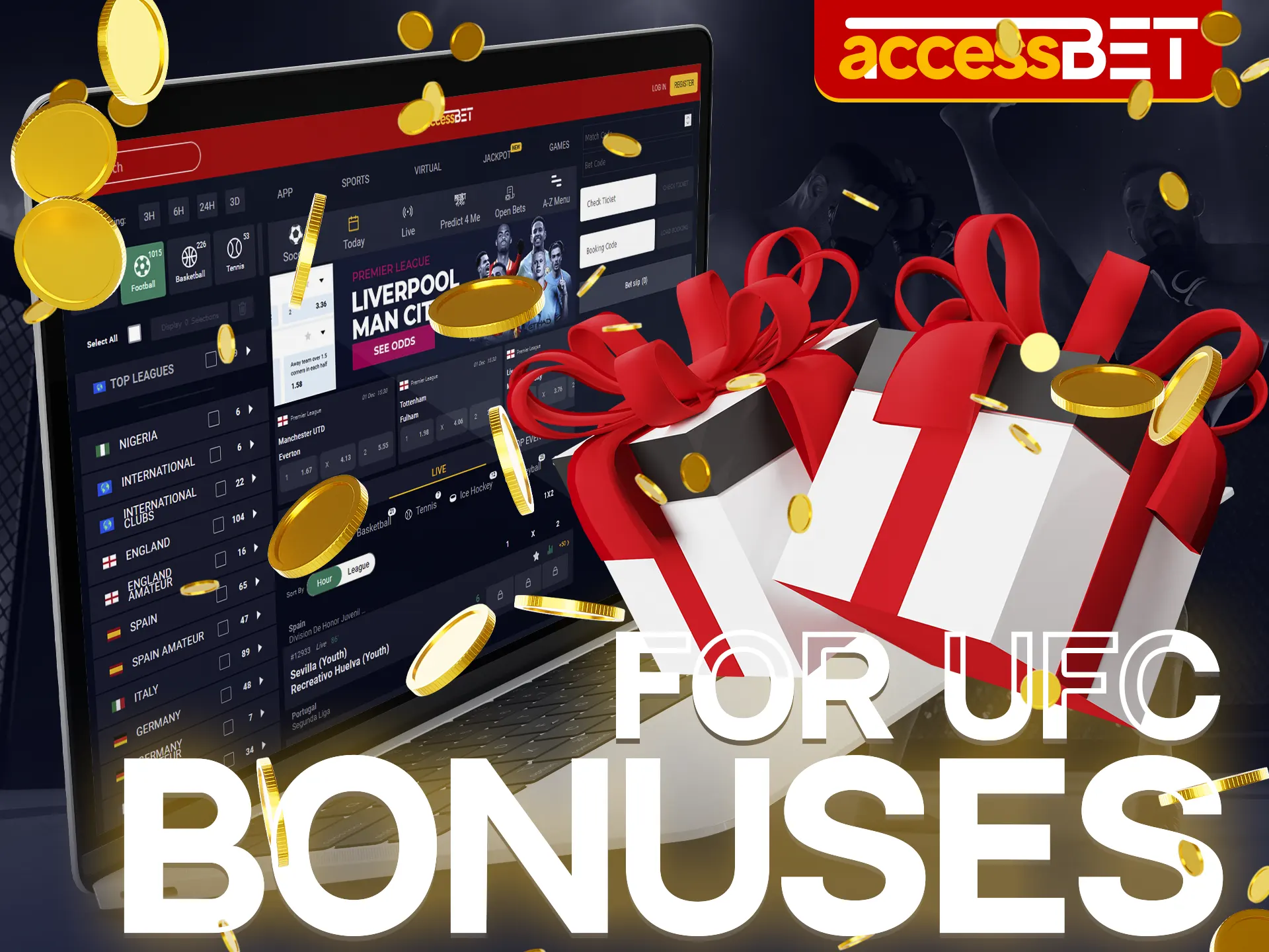 All users receive special Accessbet bonuses for deposits.