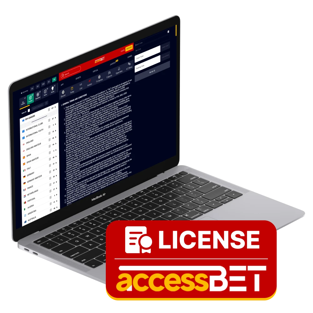 Accessbet is owned by TM Gaming Network LTD.