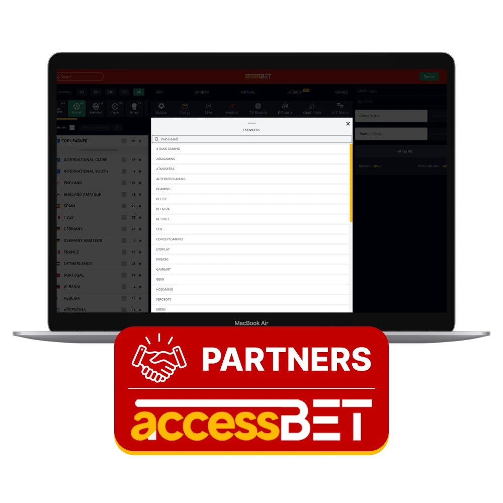 Accessbet is one of the major betting websites that operates in Nigeria.