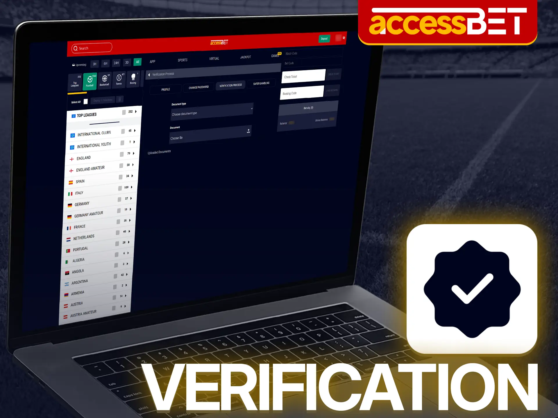 Accessbet user verification ensures fair play on the platform.